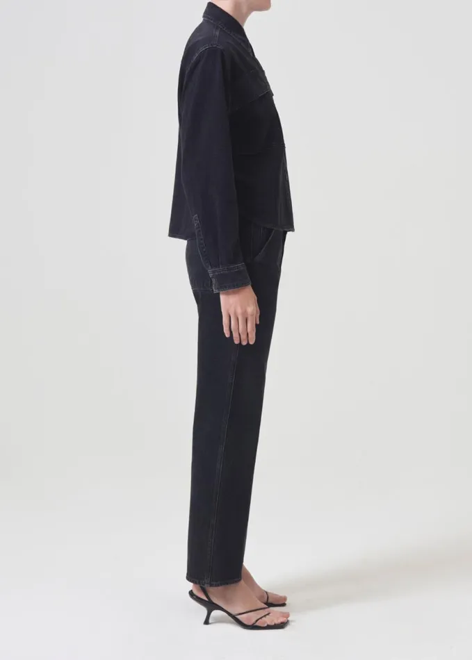 Denim Women Agolde Beck Shirt Jacket In Intense