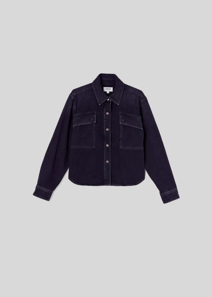 Denim Women Agolde Beck Shirt Jacket In Intense