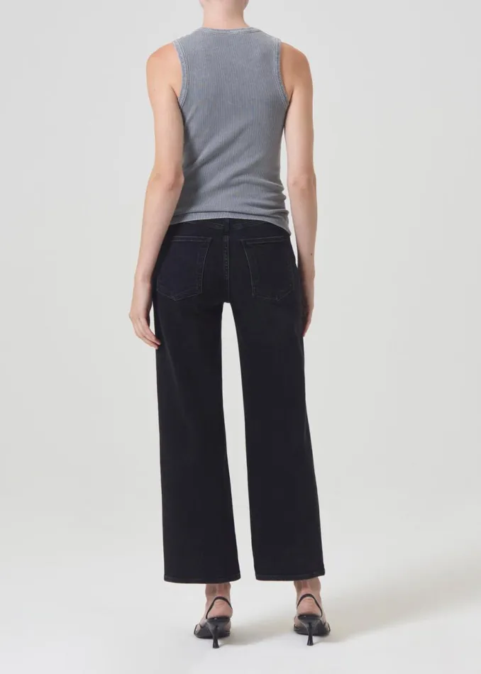 Denim Women Agolde Harper Crop Jean In Hush