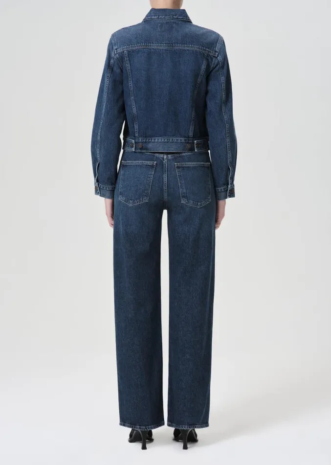 Denim Women Agolde Harper Straight Jean Stretch In Tempo