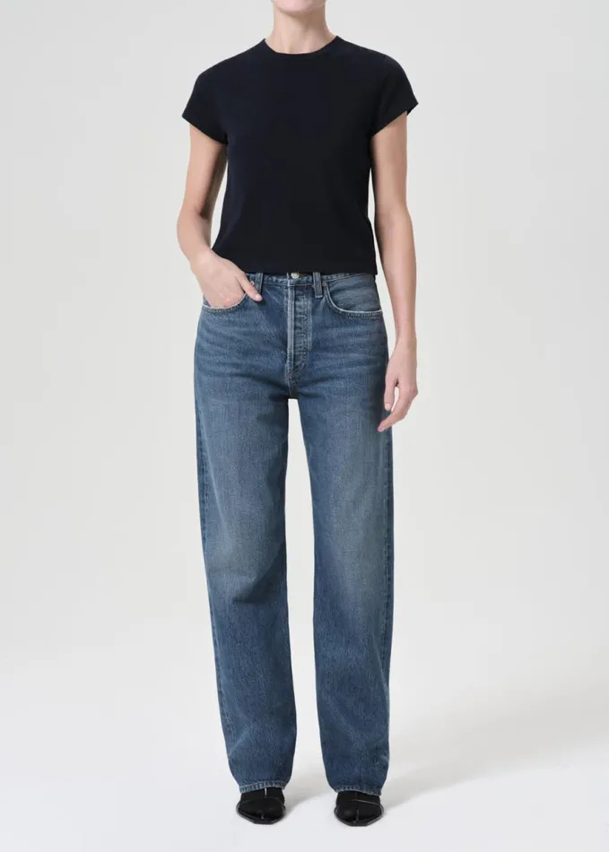 Denim Women Agolde Kelly Jean In Essence