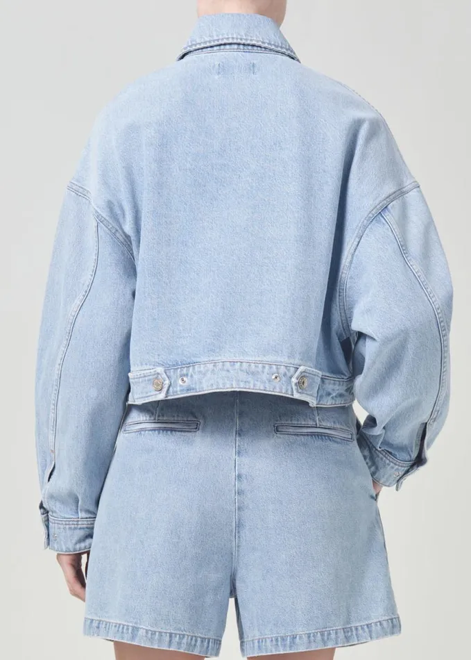 Denim Women Agolde Luka Jacket In Swivel