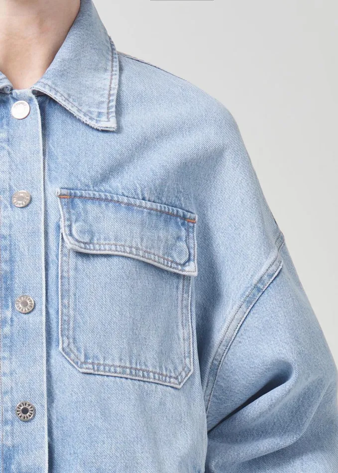 Denim Women Agolde Luka Jacket In Swivel
