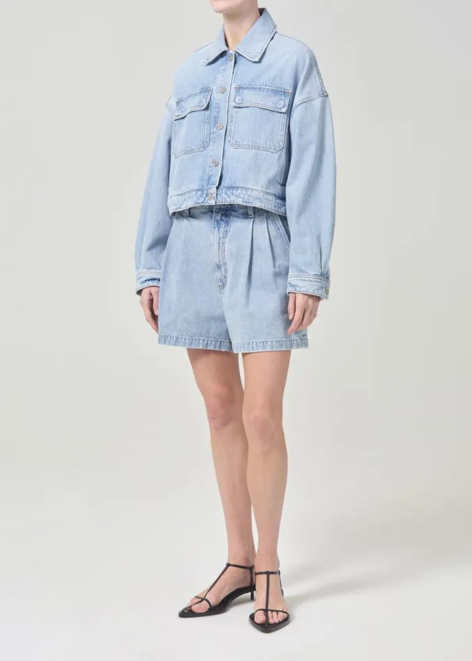 Denim Women Agolde Luka Jacket In Swivel