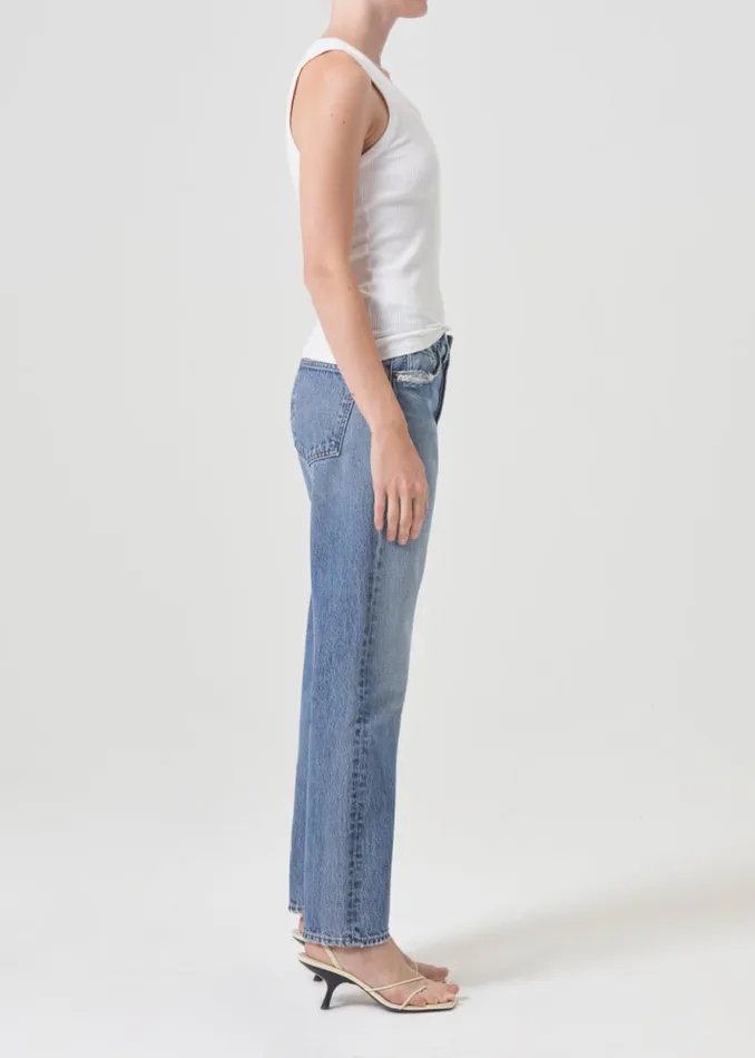 Denim Women Agolde Parker Long Jean In Invention
