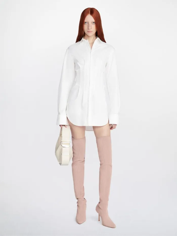 Dion Lee Dresses TUXEDO CORSET SHIRT DRESS Ivory 8211 Shop