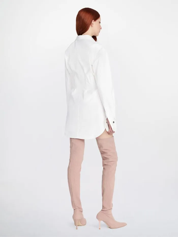 Dion Lee Dresses TUXEDO CORSET SHIRT DRESS Ivory 8211 Shop