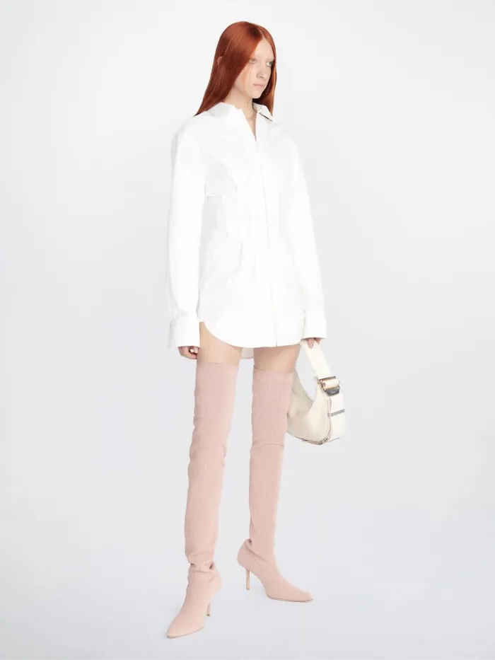 Dion Lee Dresses TUXEDO CORSET SHIRT DRESS Ivory 8211 Shop