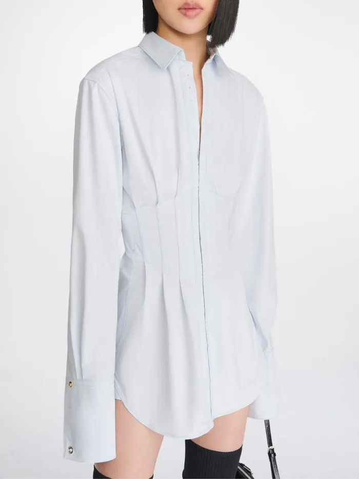 Dion Lee Dresses TUXEDO CORSET SHIRT DRESS Steam 8211 Shop