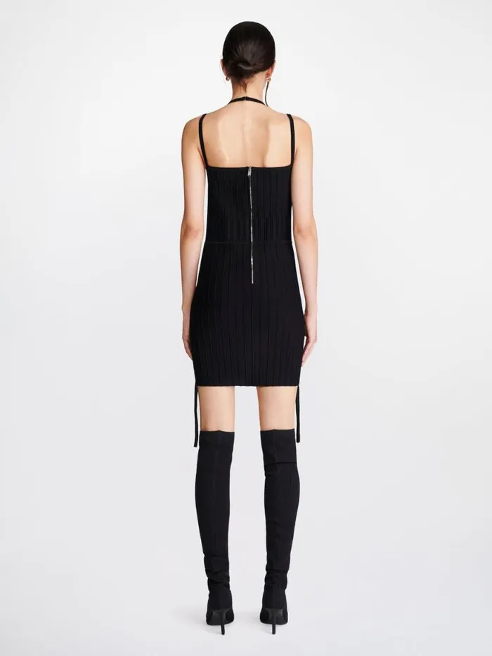 Dion Lee Dresses VENTRAL COMPACT CORSET MINI DRESS Black 8211 Shop