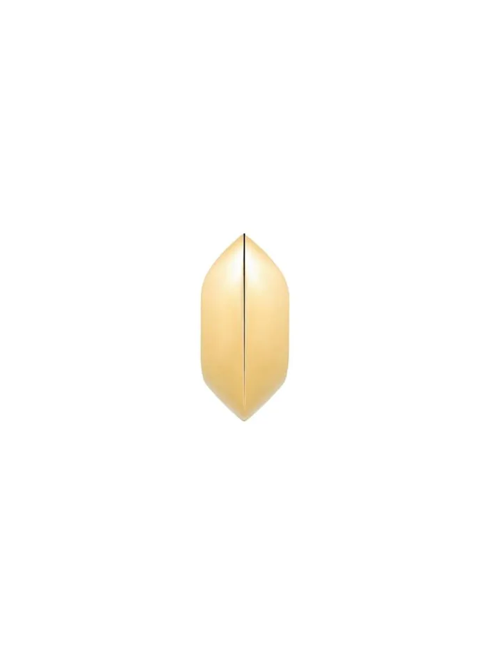 Dion Lee Jewellery TRIANGLE SMALL PROFILE HOOP EARRING SINGLE Gold 8211 Accessories