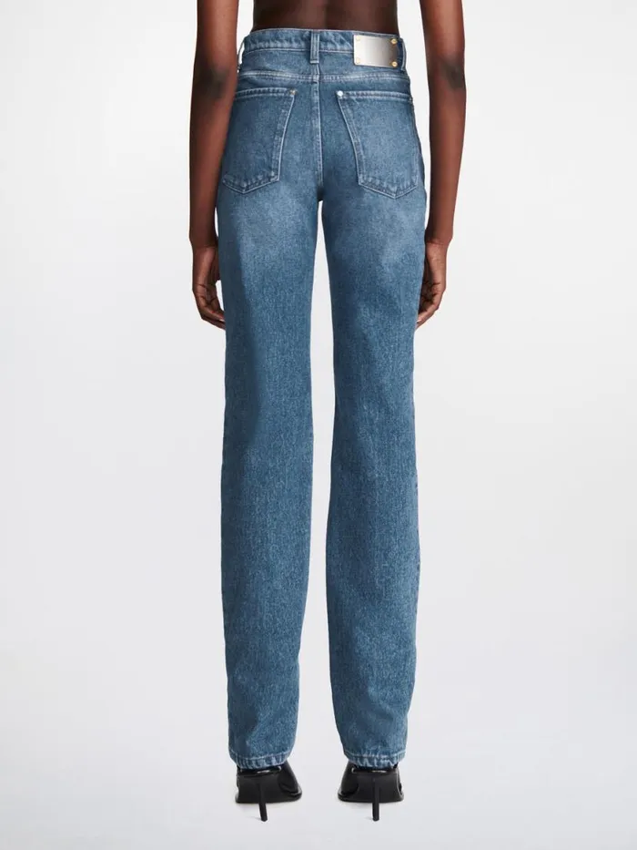 Dion Lee Pants HIGH STRAIGHT LEG JEAN American Blue 8211 Shop