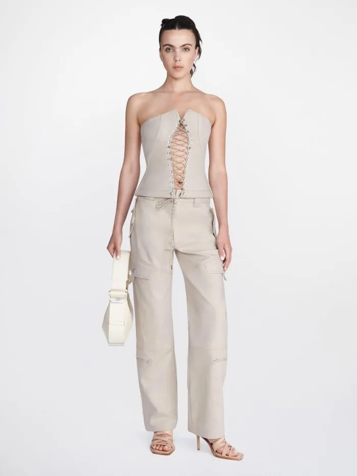 Dion Lee Pants TACTICAL CARGO PANT Birch 8211 UnisexShop