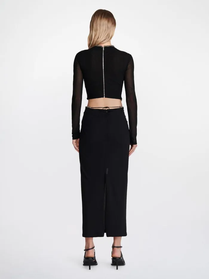 Dion Lee Skirts BARBALL ROPE SKIRT Black 8211 Shop