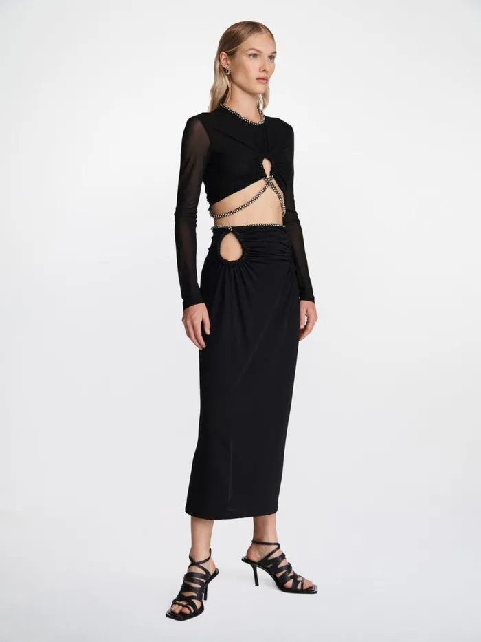 Dion Lee Skirts BARBALL ROPE SKIRT Black 8211 Shop