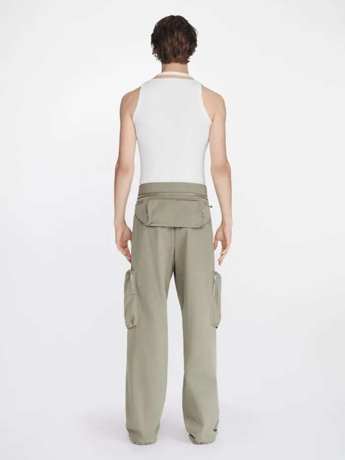 Dion Lee Tops PICOT LACE TANK TOP Ivory 8211 UnisexShop
