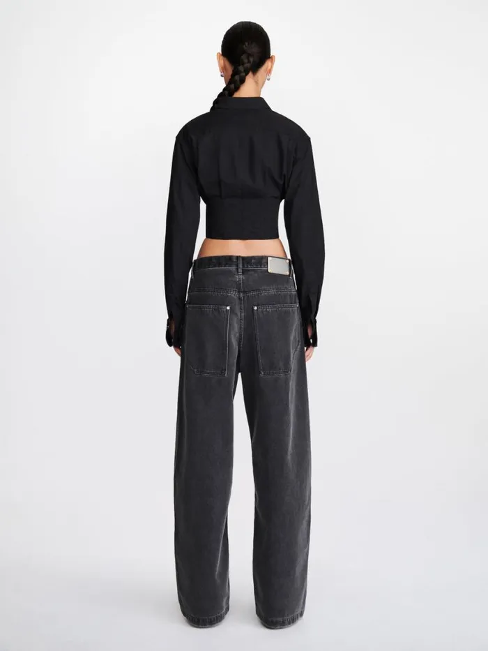 Dion Lee Tops TUXEDO CORSET SHIRT Black 8211 Shop