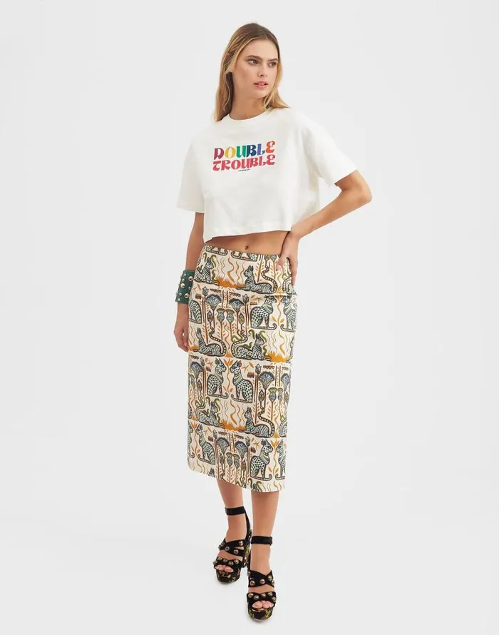 Discman Tee Off White Women La Double J Tshirts and Sweatshirts Discman Tee Off White Women La Double J Tshirts and Sweatshirts