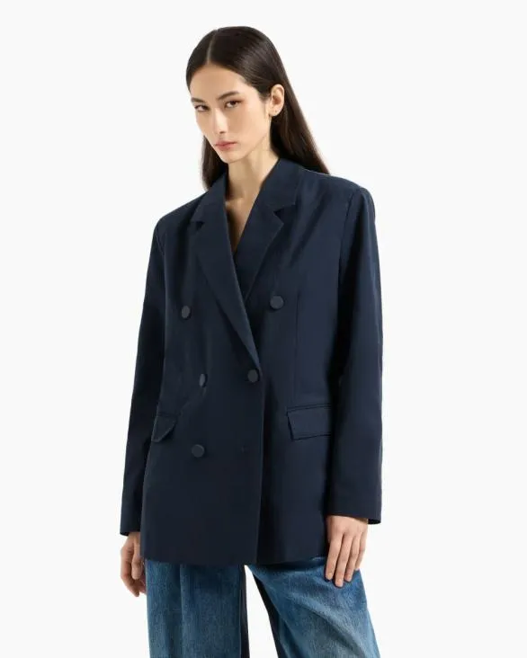 Double Breasted Jackets Blue Women Armani Jackets Double Breasted Jackets Blue Women Armani Jackets