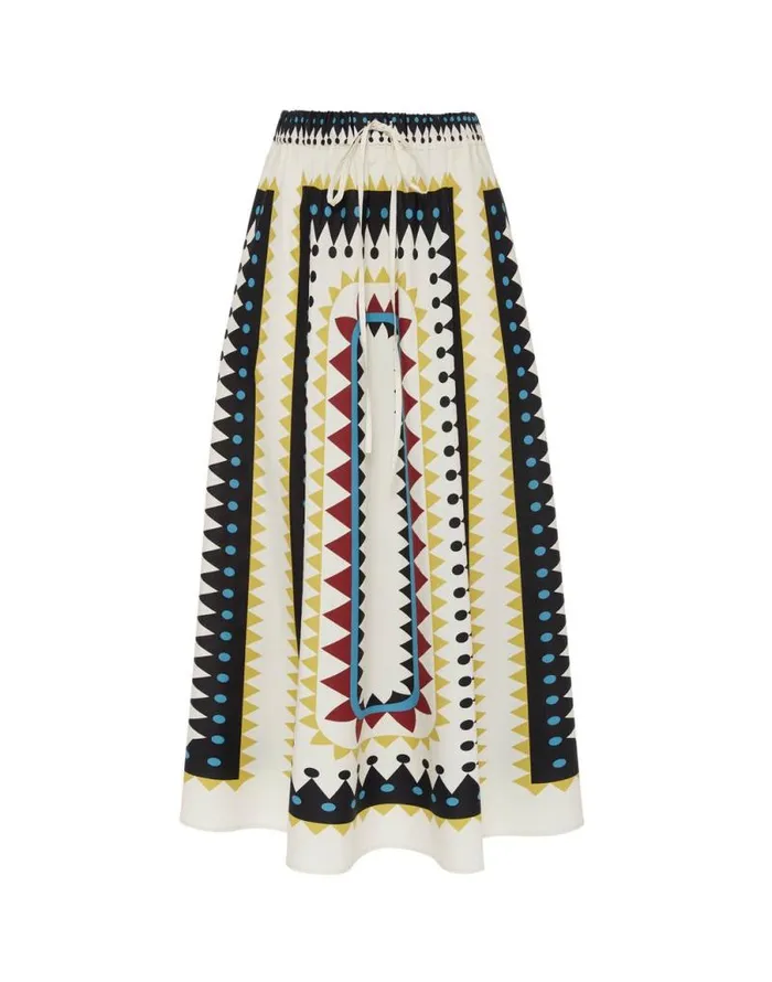 Drawstring Skirt Doric Place Cream Women La Double J Skirts Drawstring Skirt Doric Place Cream Women La Double J Skirts