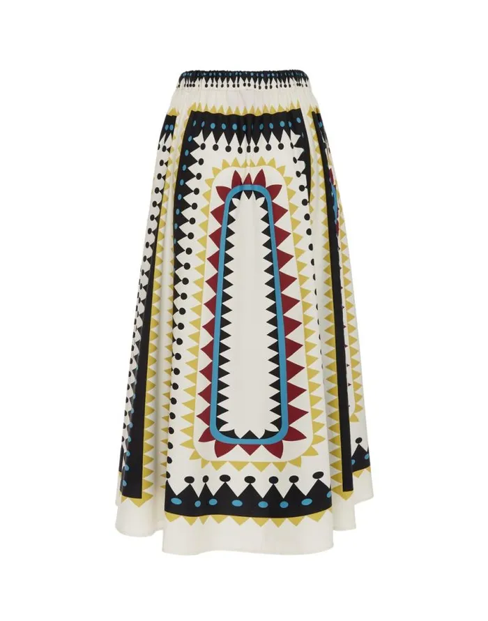 Drawstring Skirt Doric Place Cream Women La Double J Skirts Drawstring Skirt Doric Place Cream Women La Double J Skirts