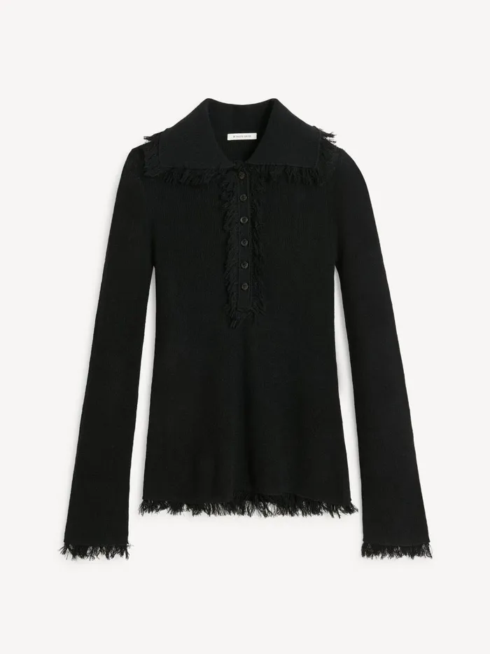 Dreele WoolBlend Sweater Black Women By Malene Birger Knitwear