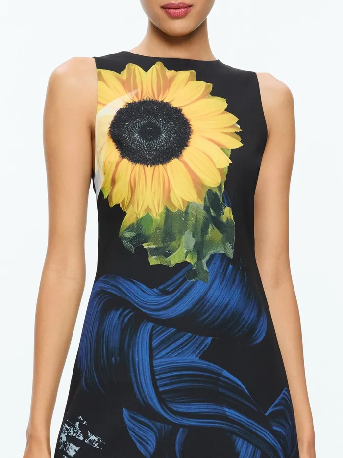 Dresses Women Alice Olivia CLYDE PRINTED SHIFT DRESS Azalea Floral