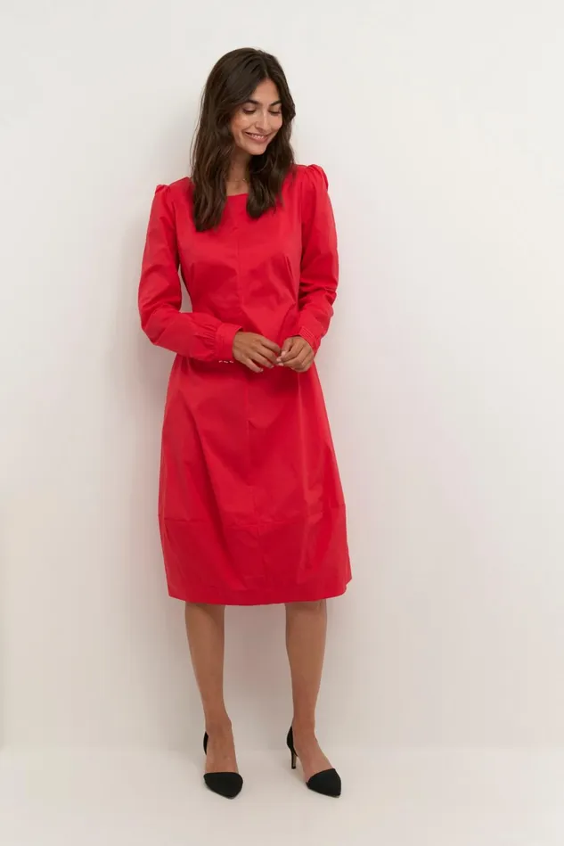 Dresses Women CULTURE CUantoinett Dress Fiery Red