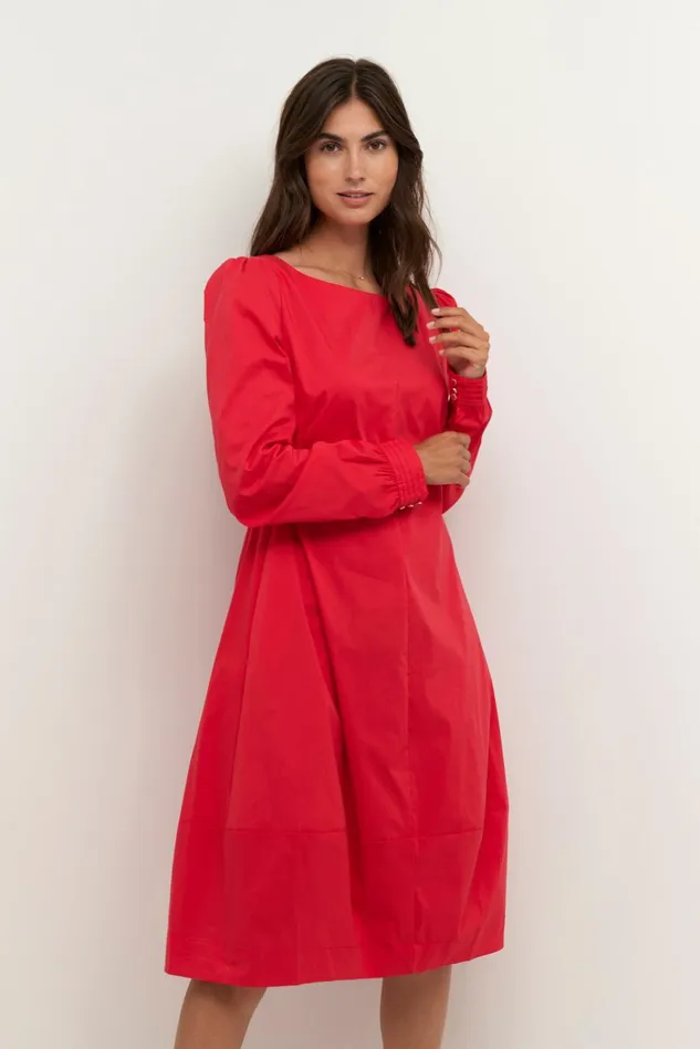 Dresses Women CULTURE CUantoinett Dress Fiery Red