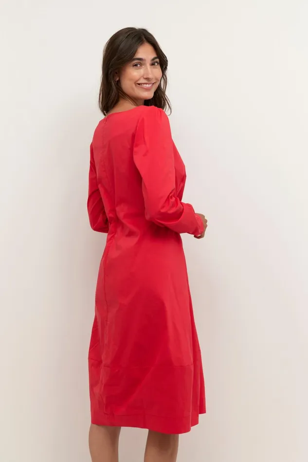 Dresses Women CULTURE CUantoinett Dress Fiery Red