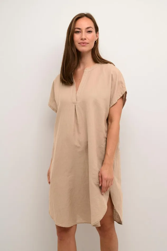 Dresses Women CULTURE CUazemina Linen Dress Dune