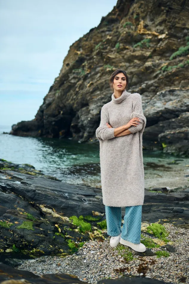 Dresses Women CULTURE CUbrava Knitted Dress Nomad Melange