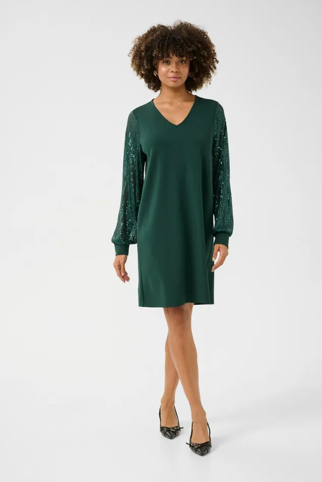 Dresses Women CULTURE CUchabrina Sequin Dress Botanical Garden
