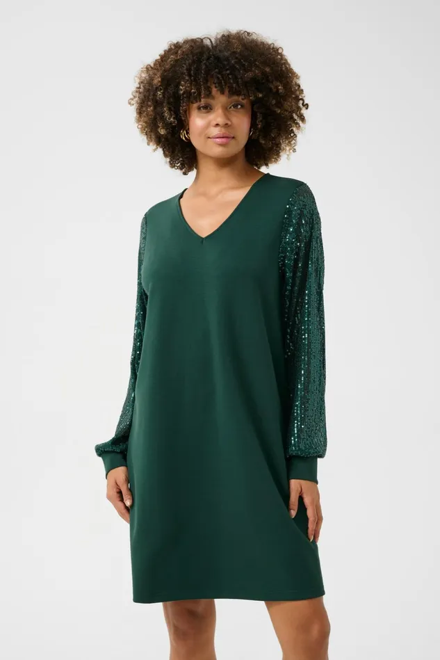 Dresses Women CULTURE CUchabrina Sequin Dress Botanical Garden