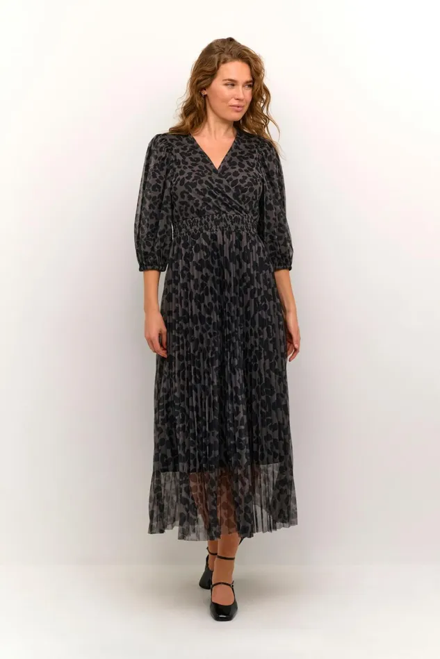 Dresses Women CULTURE CUchancy Dress Grey Leopard