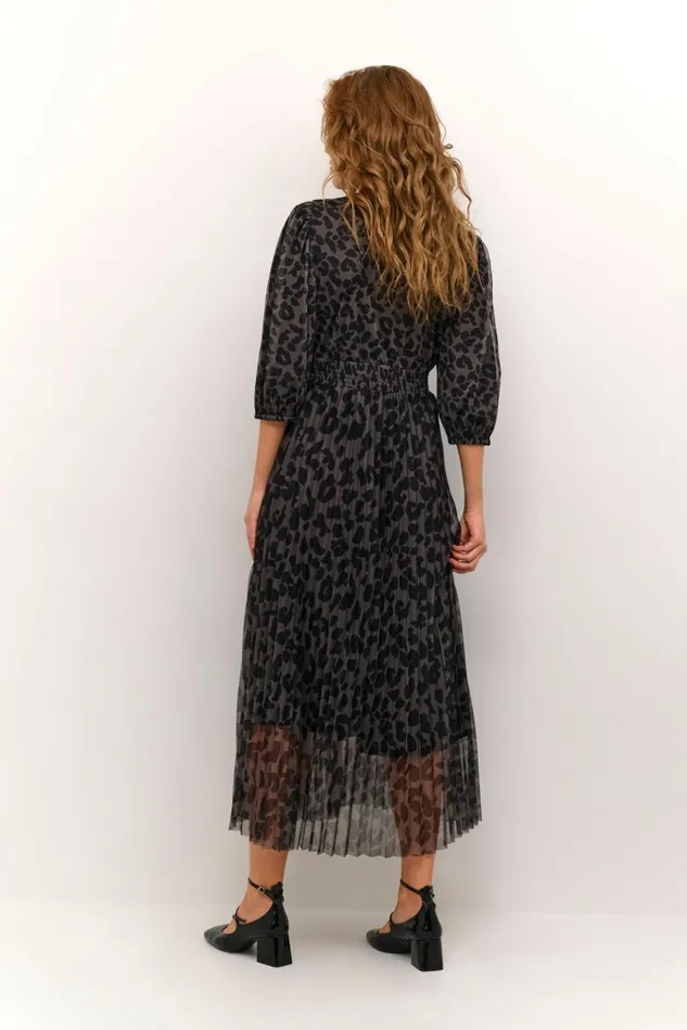 Dresses Women CULTURE CUchancy Dress Grey Leopard
