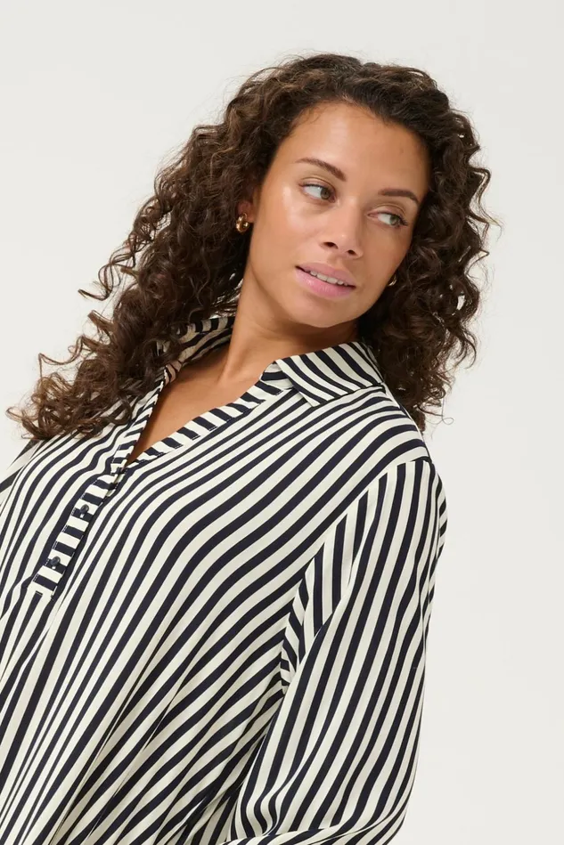 Dresses Women CULTURE CUdenia Dress Salutewhite Stripe