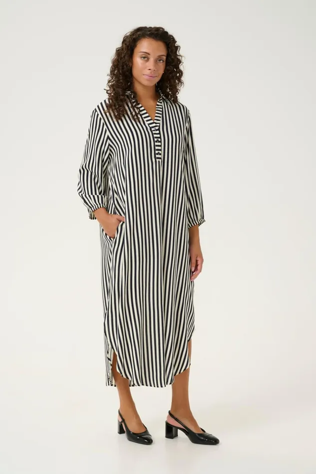 Dresses Women CULTURE CUdenia Dress Salutewhite Stripe