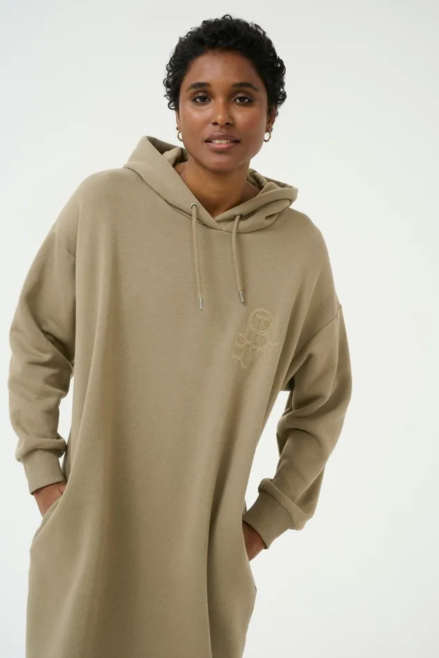 Dresses Women CULTURE CUgama Sweatshirt Dress Dusky Green