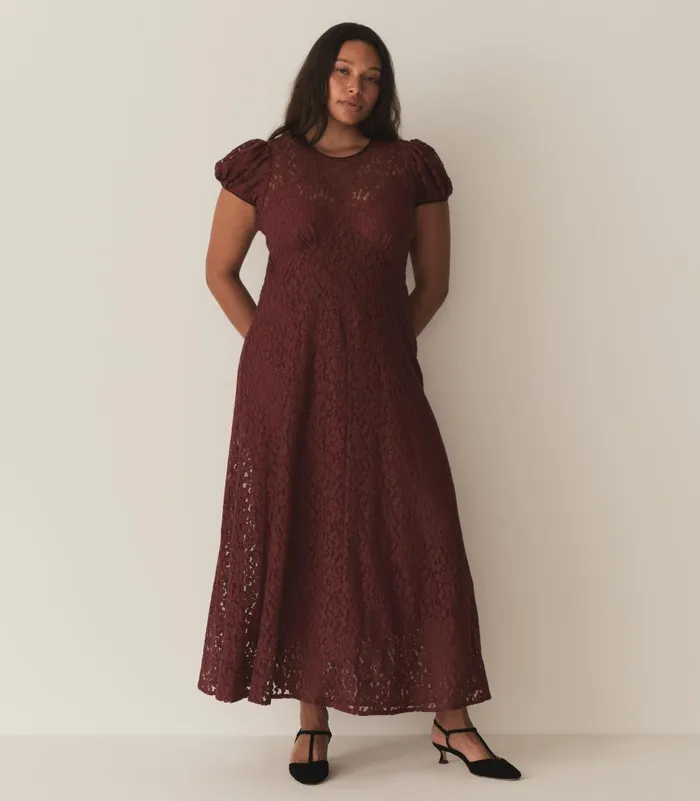 Dresses Women DEN Katarina Dress Black Cherry