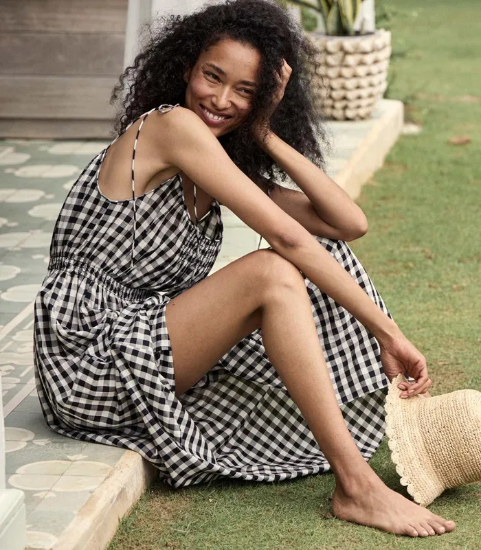 Dresses Women DEN Leslie Dress Marilyn Gingham Dresses Women DEN Leslie Dress Marilyn Gingham