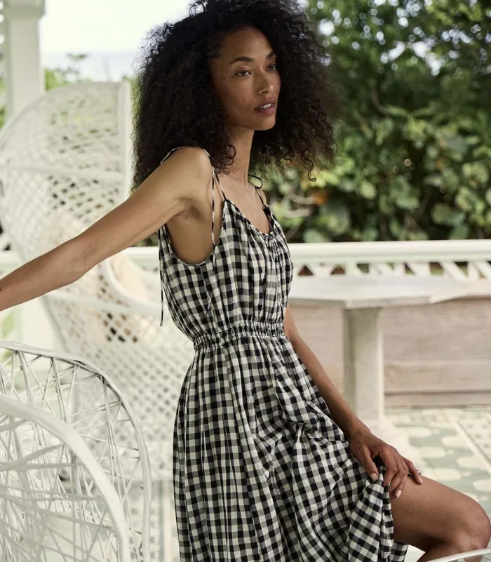 Dresses Women DEN Leslie Dress Marilyn Gingham Dresses Women DEN Leslie Dress Marilyn Gingham