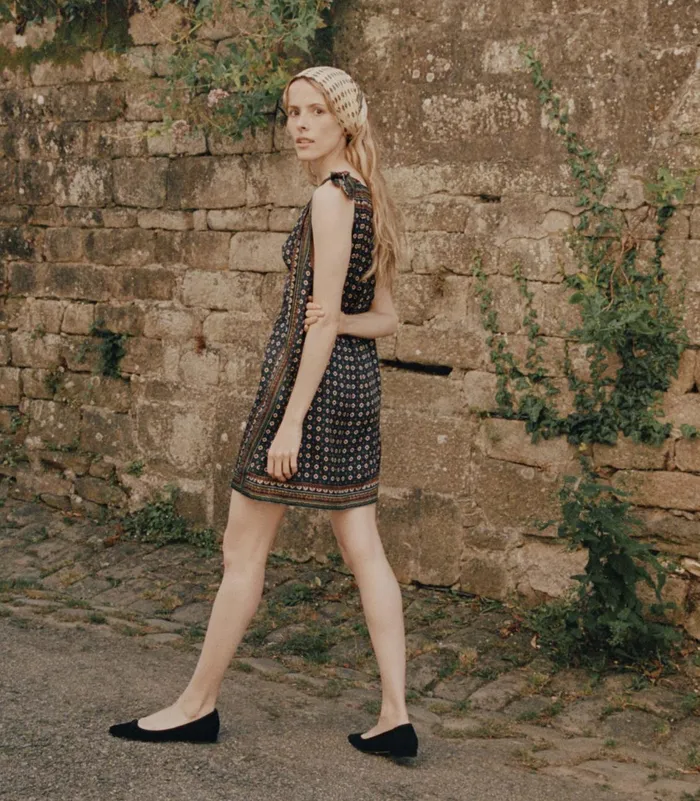 Dresses Women DEN Malia Dress Montmartre Foulard Dresses Women DEN Malia Dress Montmartre Foulard