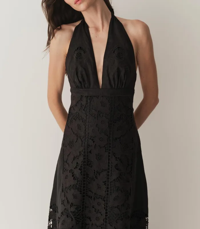 Dresses Women DEN Mariza Dress Black Dresses Women DEN Mariza Dress Black