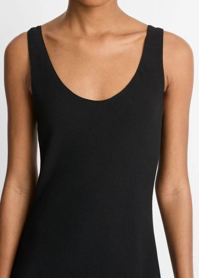 Dresses Women Vince ScoopNeck Slip Dress Black Dresses Women Vince ScoopNeck Slip Dress Black