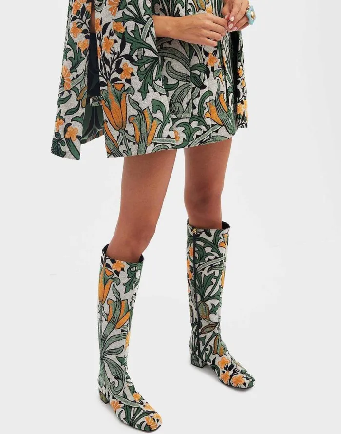 Edie Boots Delta Ivory Women La Double J Shoes