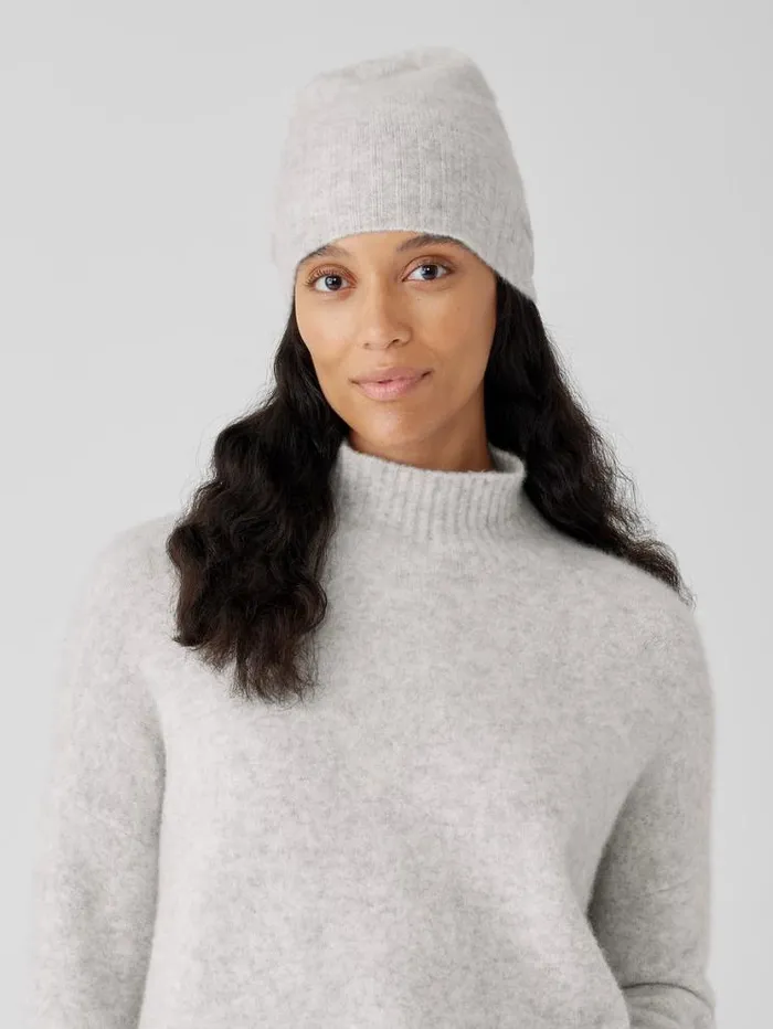 Eileen Fisher Accessories Cashmere Silk Bliss Hat Pearl 8211 Shop