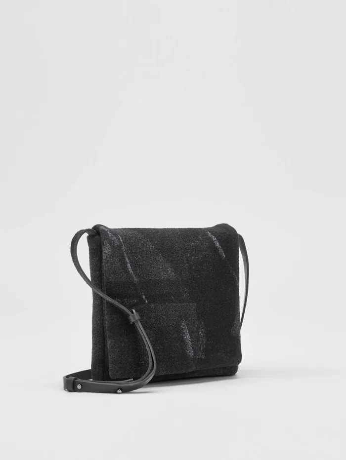 Eileen Fisher Accessories Waste No More Crossbody Bag Charcoal 8211 Shop