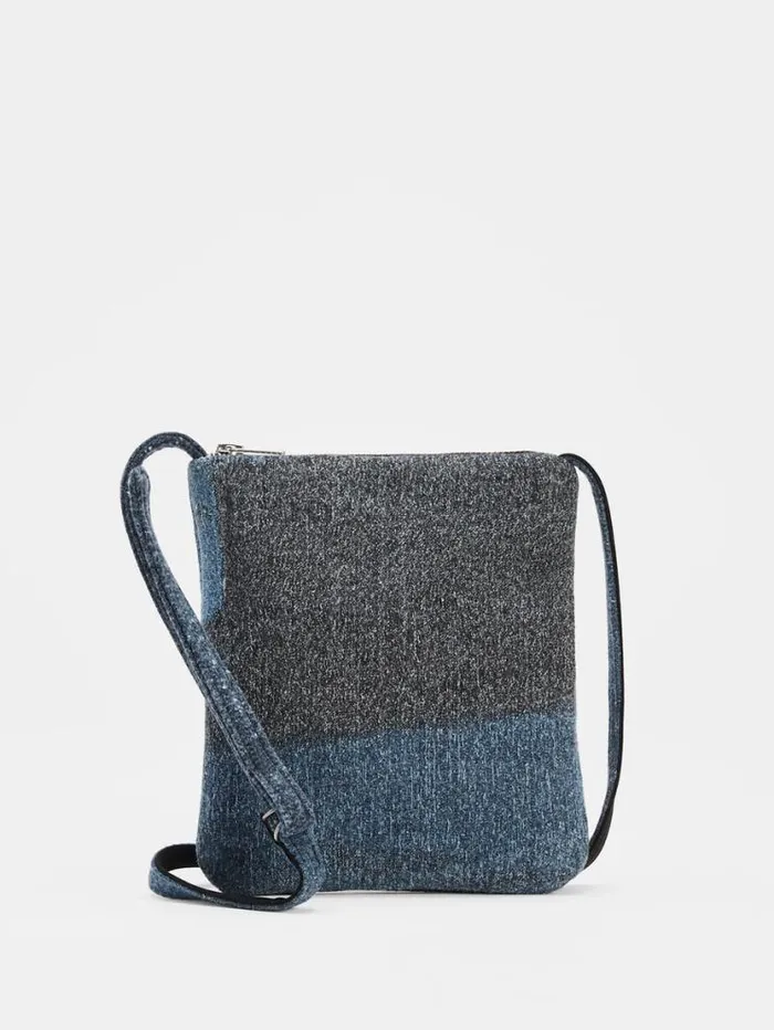 Eileen Fisher Accessories Waste No More Denim Crossbody Bag Indigo 8211 Shop