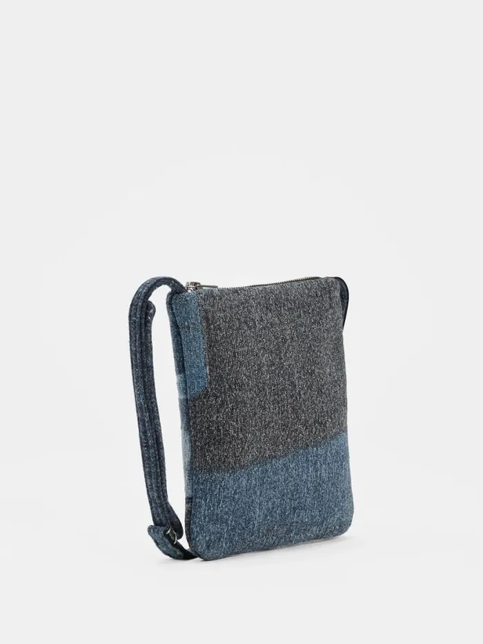 Eileen Fisher Accessories Waste No More Denim Crossbody Bag Indigo 8211 Shop